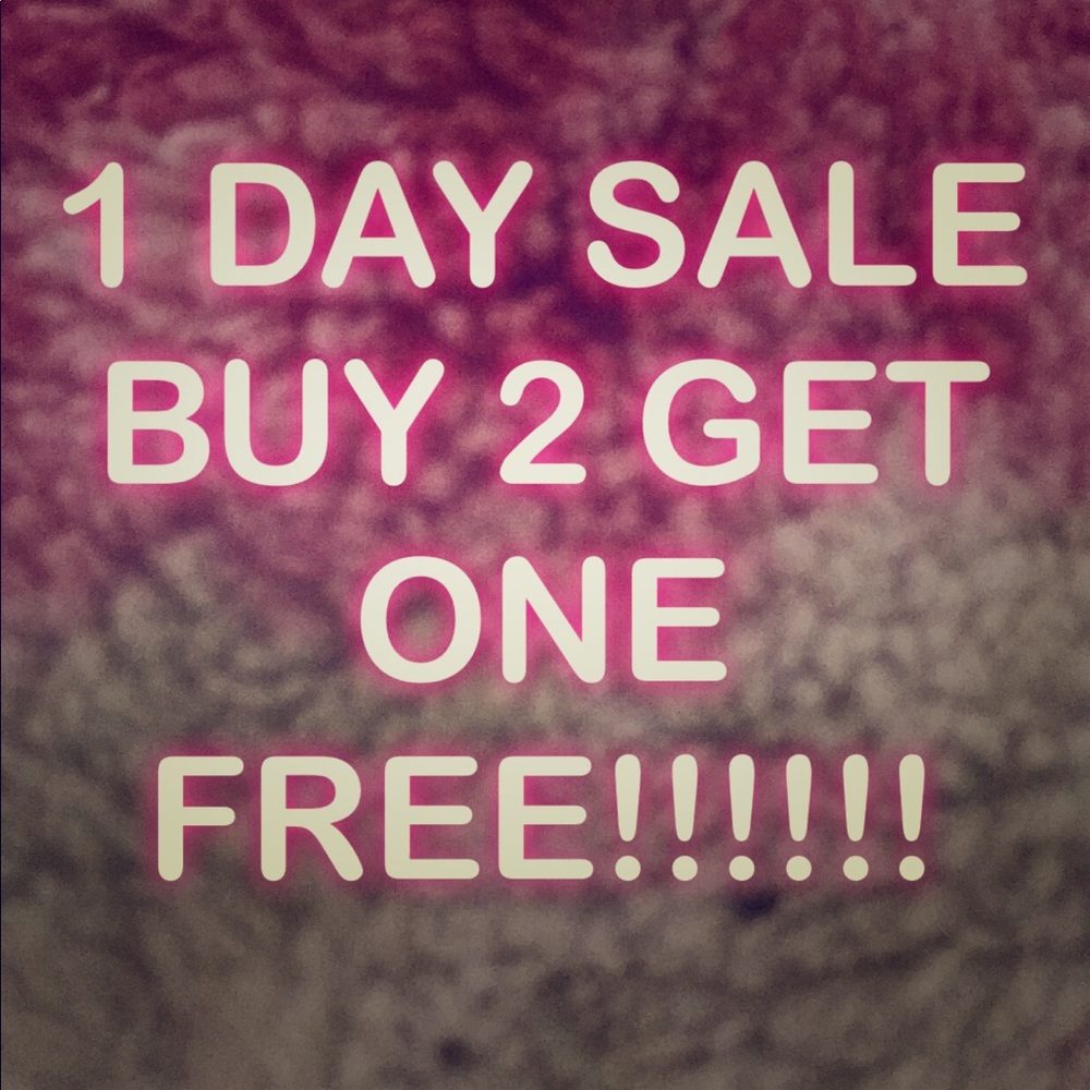 BUY 2 GET THE THIRD FREE 😲